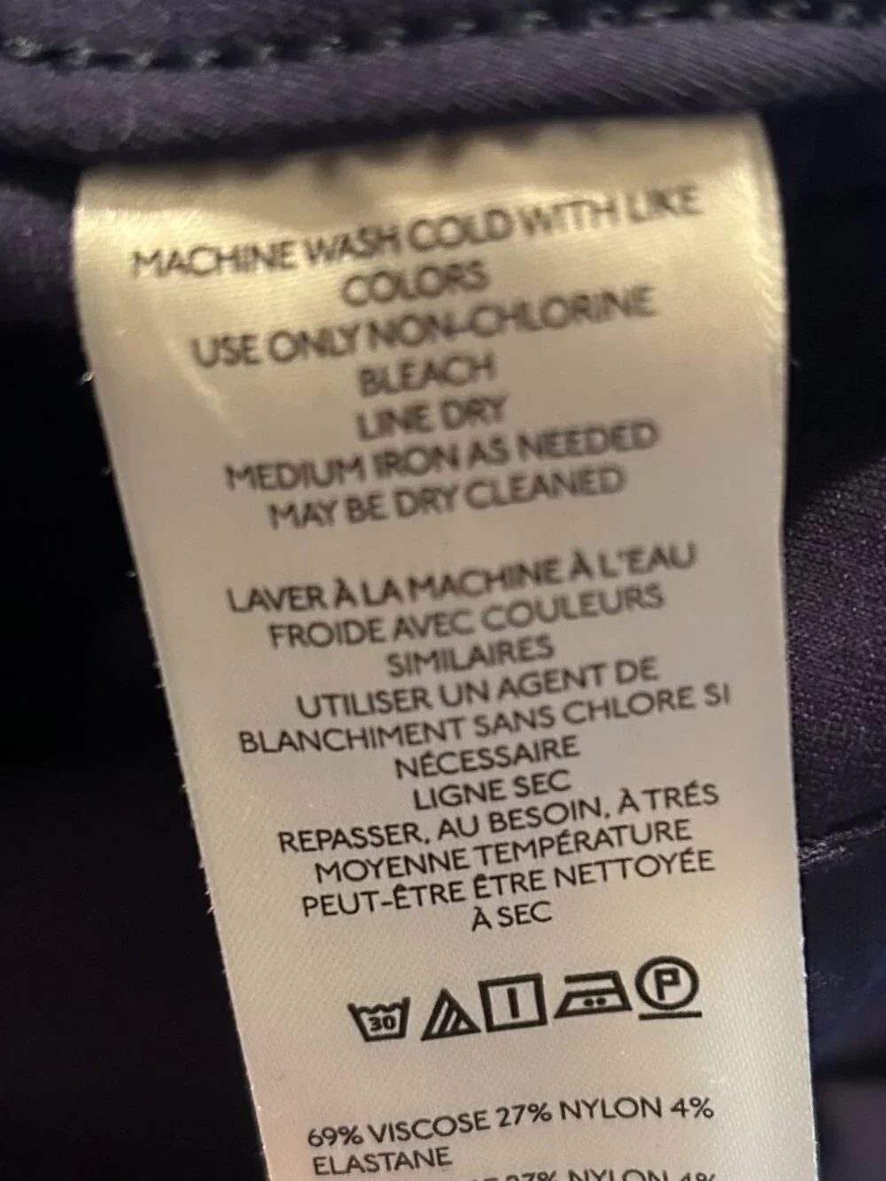 ✨ Anthropologie Maeve The Colette Knit Wide-Leg Cropped Pants in Navy - Picture 8 of 8